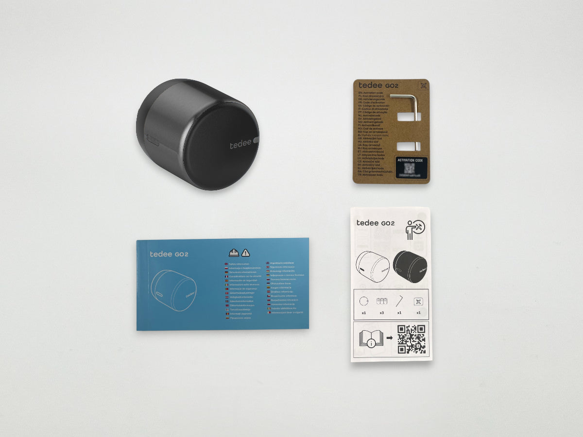 Tedee GO2 (Black Aluminium)