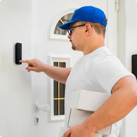 Tedee GO2 Silver + European Two Way Cylinder + Door Sensor + Keypad