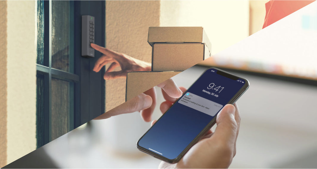 Ring the bell… button: receive push notifications from a keypad