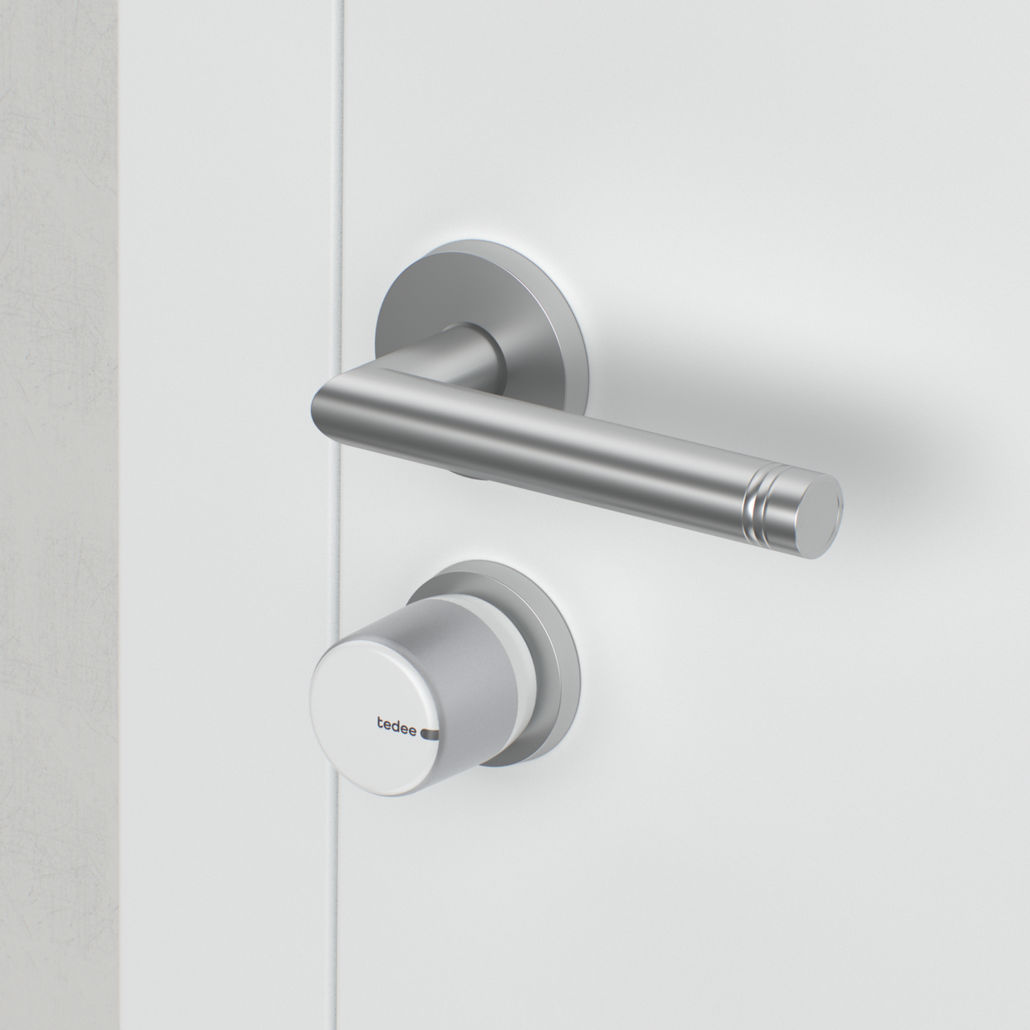 Tedee GO2 Silver + European Two Way Cylinder + Door Sensor
