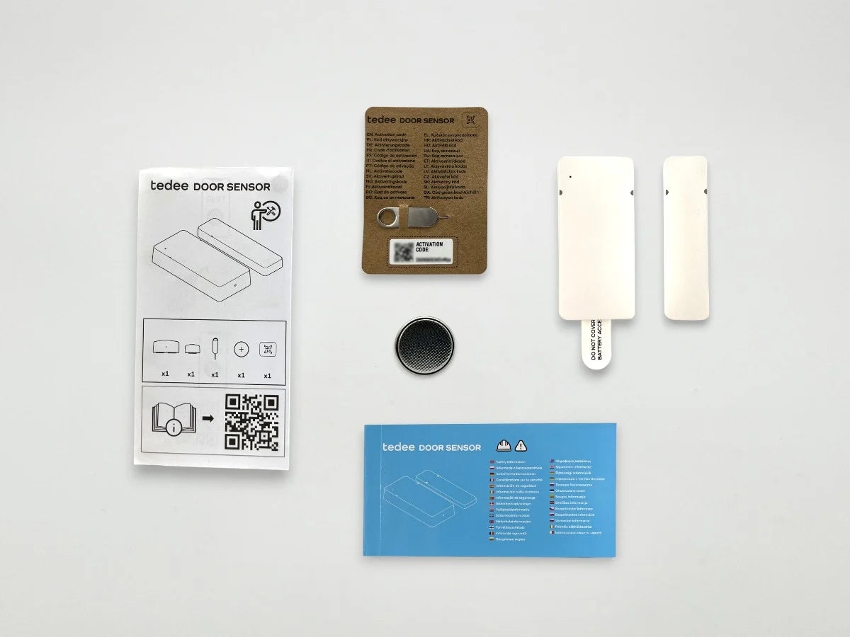 Tedee PRO Silver + Special Cylinder + Door Sensor + Bridge
